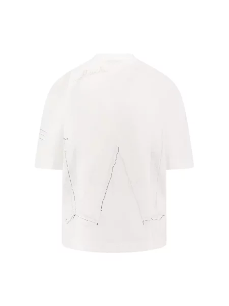 Koszulka Givenchy z nadrukiem z okrągłym dekoltem biała