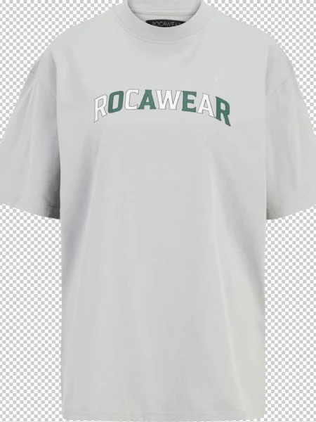 ROCAWEAR Tričko School šedá / petrolejová / černá bílá
