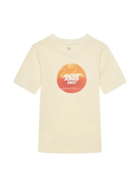 Jack&Jones Junior Tricou Varenna Écru