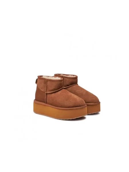 Śniegowce EMU Australia Stinger Micro Flatform chestnut brązowe