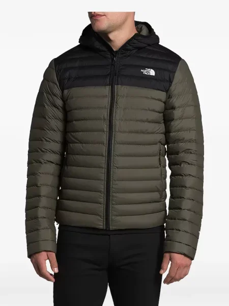 Matlasat geacă cu puf The North Face stretch verde