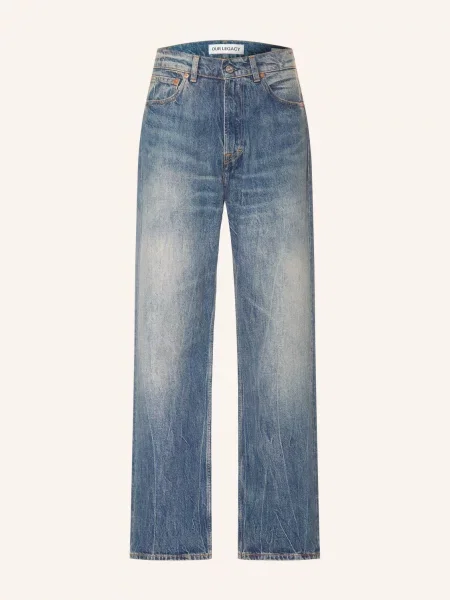 Our Legacy Džíny Third Cut Relaxed Fit river blue wash modré