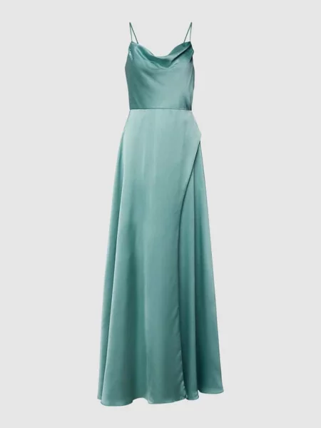 Sukienka wieczorowa z rozcięciem Luxuar Fashion