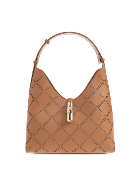 Torebka Furla skórzana brązowa