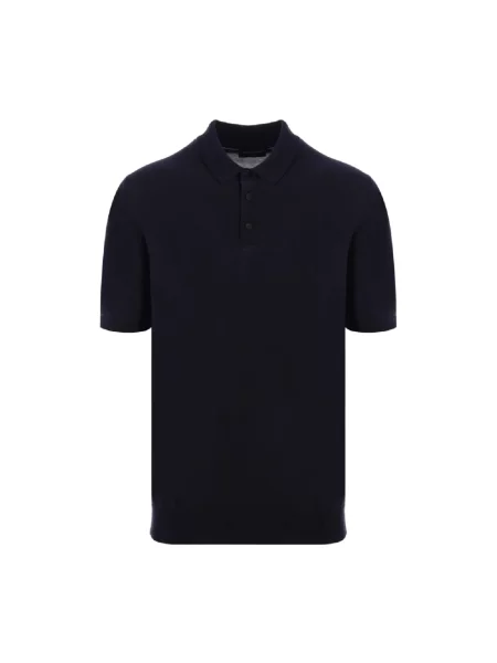 Koszulka polo Roberto Collina casual czarna