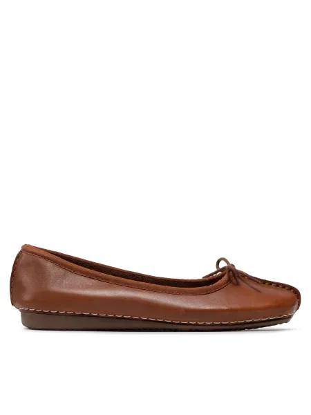 Balerina Clarks Freckle Ice barna