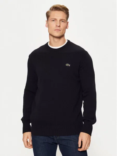 Lacoste Pulover Bleumarin