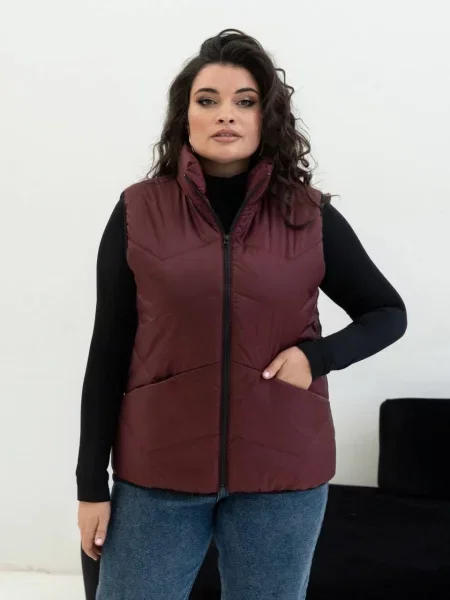 Жилет з утеплювачем UVENTUM бордовий