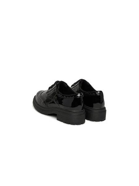 Twill derby cipő Clarks fekete