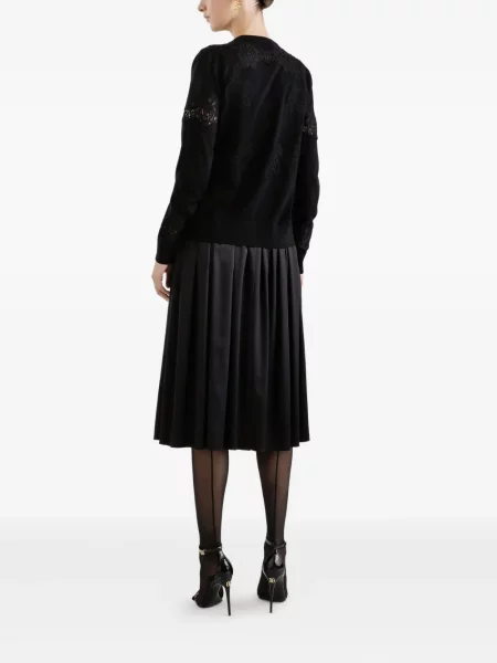 Cardigan Dolce & Gabbana din dantelă negru