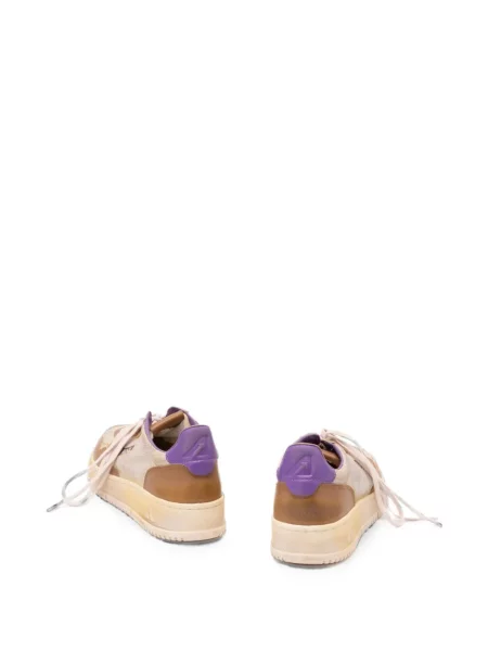 Sneakerși Autry din piele zdrențuiți alb