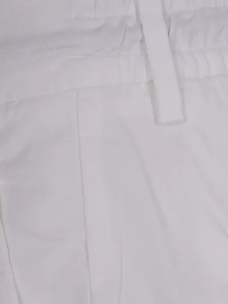 Pantaloni Eleventy alb