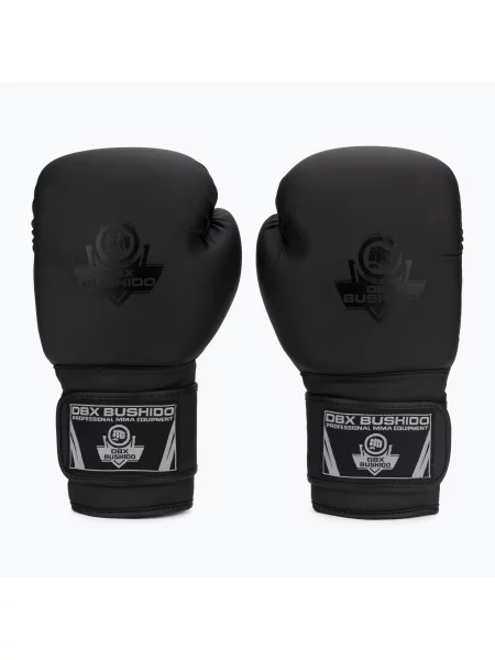 Rękawice bokserskie DBX BUSHIDO "Black Master" Valor Series czarne