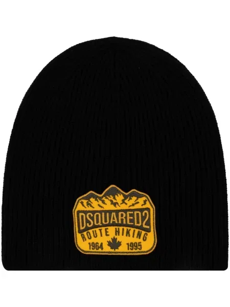 Căciulă Dsquared2 de lână negru