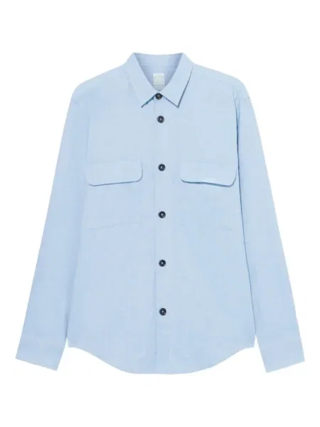Cămașă Brooks Brothers de flanelă albastru
