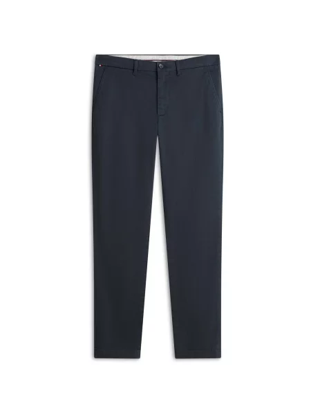 Pantaloni Tommy Hilfiger cu imagine albastru