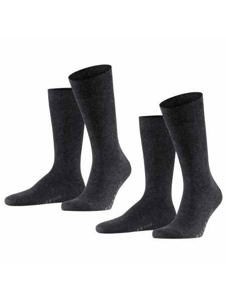 FALKE Nogavice pegasto siva