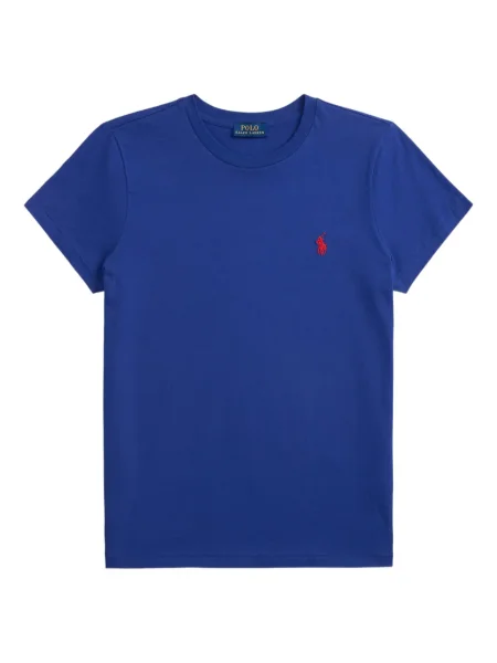 Vunena majica Polo Ralph Lauren s okruglim izrezom iznad koljena narančasta