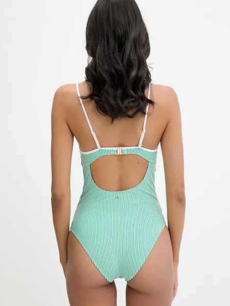 Tommy Hilfiger jednodílné plavky SUMMER zelené