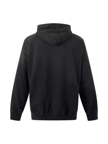 Bluza z kapturem Diesel z kapturem czarna