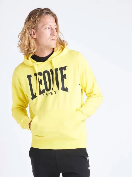 Leone Apparel Bluzy z kapturem zielona