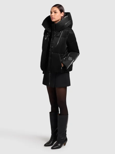 Khujo Geacă de iarnă Audrey Shiny' negru