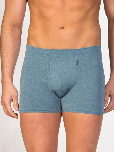 Zd ZERO DEFECTS Boxeri Heracles Soy fiber denim albastru