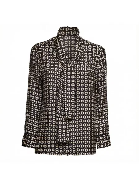 Lniana koszula Max Mara czarna