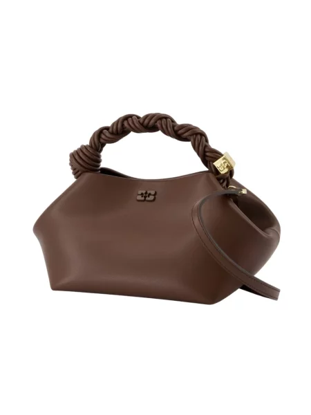 Torebka crossbody Ganni brązowa