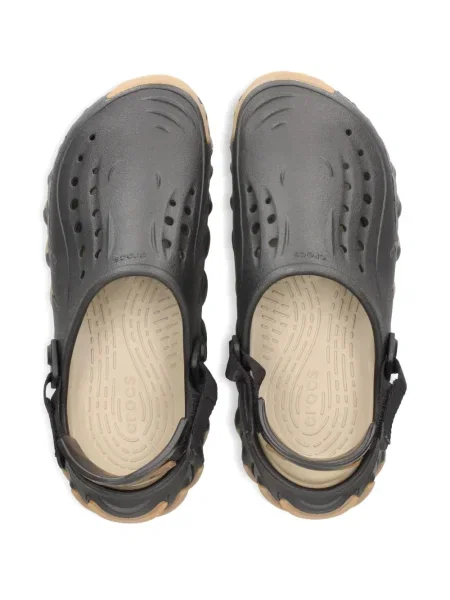 Sandale Crocs cu perforații cu bretele negru
