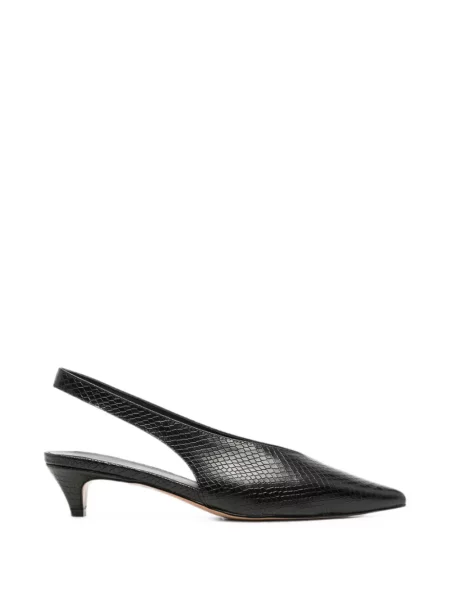 Pantofi cu toc Twinset slingback negru
