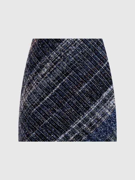 Спідниця міні з вовною Missoni синя