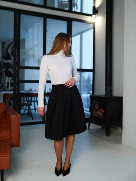 Юбка миди Ladylike черная