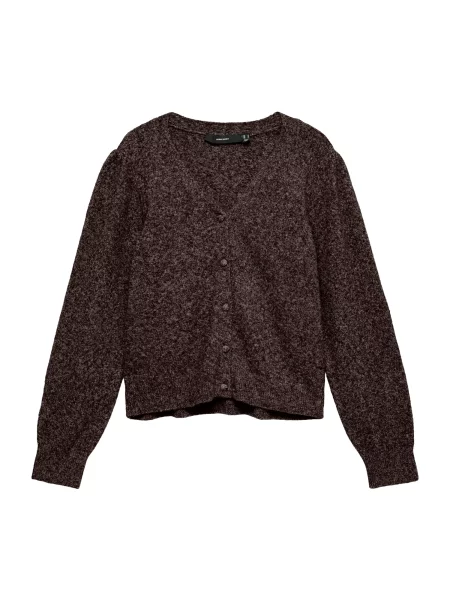 VERO MODA Geacă tricotată VMDoffy amestecat maro