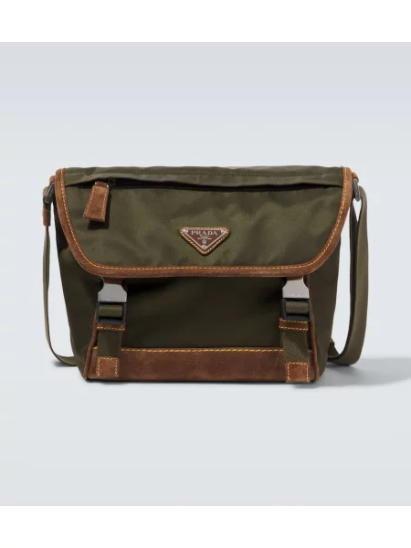 Torba Prada iz semiša zelena