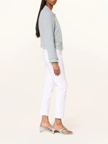 Marc Cain Proste Dżinsy Silea Slim Fit weiss białe