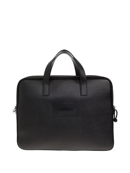Geantă Emporio Armani din piele negru