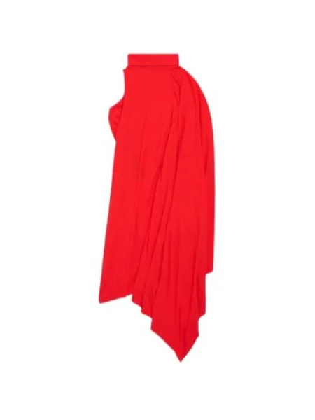 Sukienka midi Balenciaga czerwona