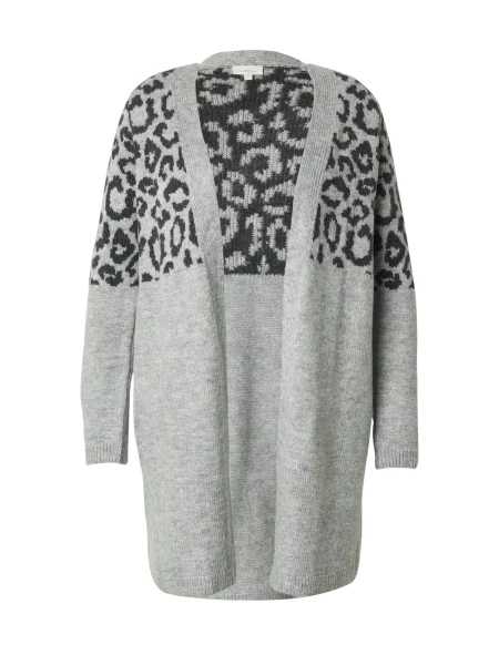 ONLY Carmakoma Pletena jopa CARJADE pegasto siva črna