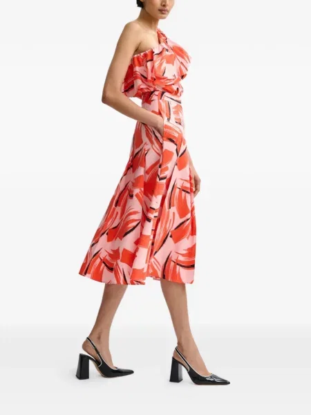 Bluză Essentiel Antwerp cu volane roz