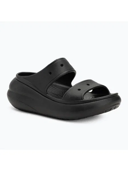 Papuci pentru femei Crocs Classic Crush Sandal black negru