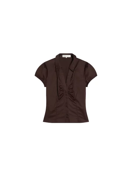 Bershka Bluză CAMISA ESPALDA' maro