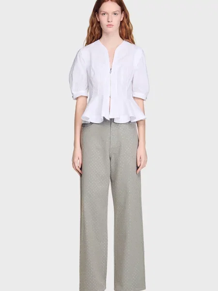 Блуза Sandro біла