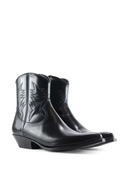 Botine Notabene din piele negru