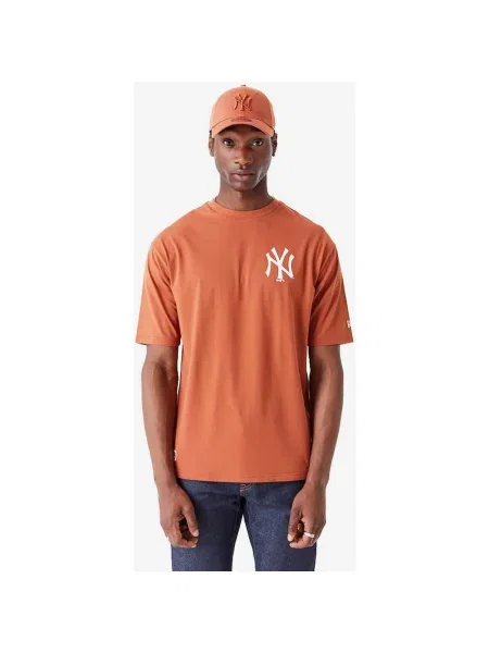 Koszulka New Era World Series OS NY Yankees z krótkim rękawem w kolorze pomarańczowym. S pomarańczowa