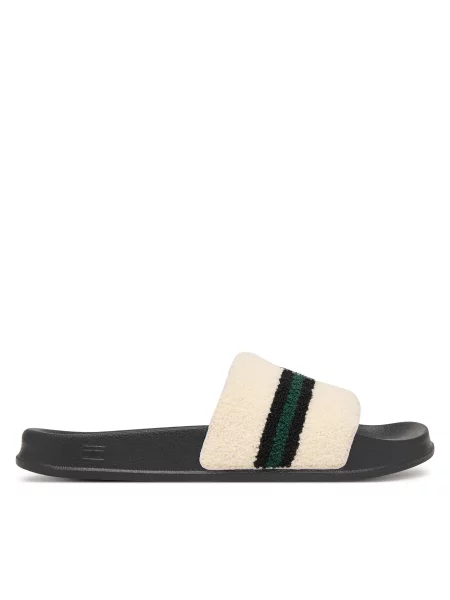 Чехли Tommy Hilfiger Hilfiger Towelling Pool Slide Кремав
