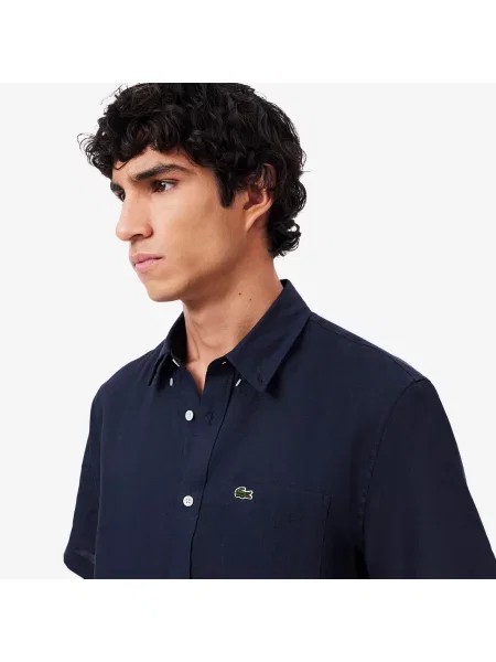Рубашка Lacoste синяя