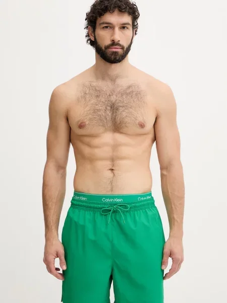 Calvin Klein szorty kąpielowe zielone