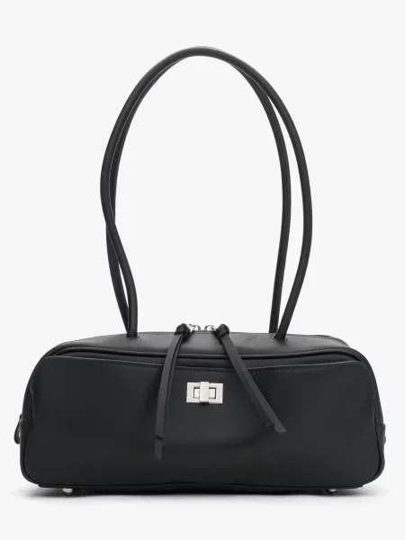 Estro Сумка Шкіра чорний