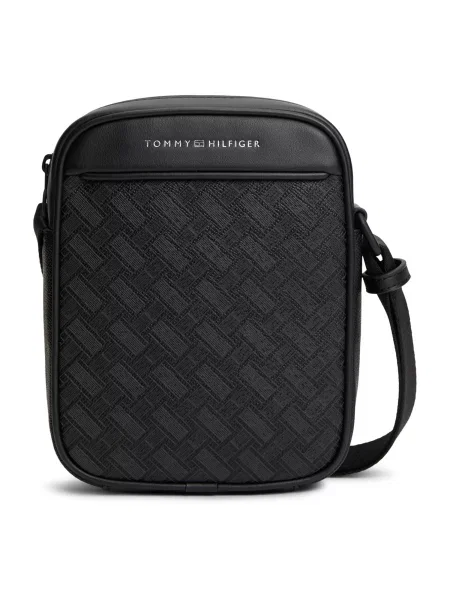 TOMMY HILFIGER Taška přes rameno černá
